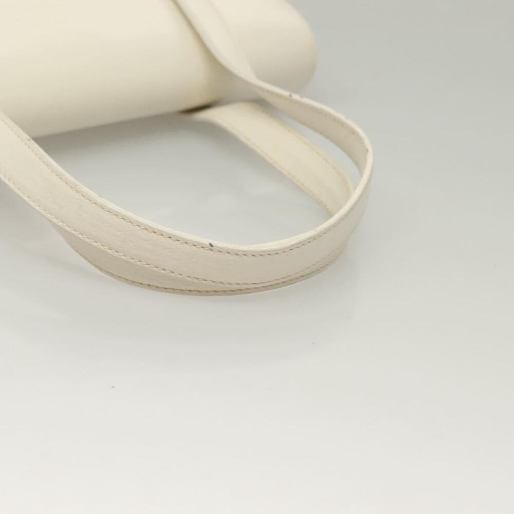 GUCCI Shoulder Bag Leather White Gold - Picture 8 of 12